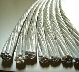 China 0.5mm-5.0mm Galvanized Steel Cable Wire Rod , Tensile Strength 1000-1750 MPA on sale