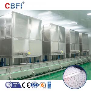 China Stainless Steel  Ice Cube Machine Industrial Cube Ice Production Plant on sale