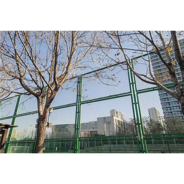 Tennis Court Chain Link Fences 10 Ft High Vinyl Coated Black Or Green Fro Market