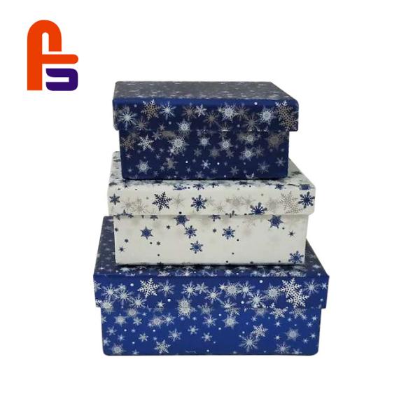 Customized Paper Craft  CMYK Color Elegant Appearance Cardboard Gift Boxes