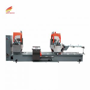 China Double bevel compound miter saw 3 axis twin head cutting saw machines numerical curtain wall machine on sale