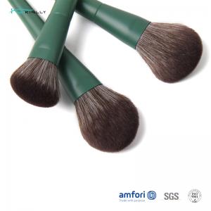 Cheap 12pcs Green Wood Handle Pretty Makeup Brush Sets for sale