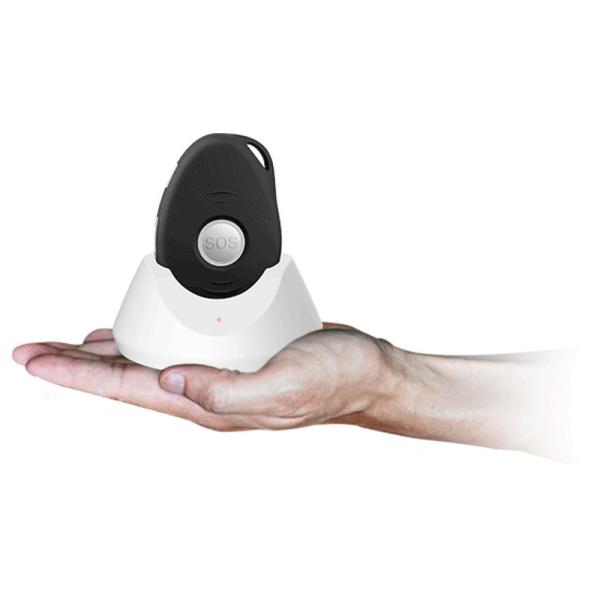 Mini Waterproof 3G GSM Personal GPS Tracker Locator Elderly Fall Detection SOS Communicator Alzheimer Keyring EV07