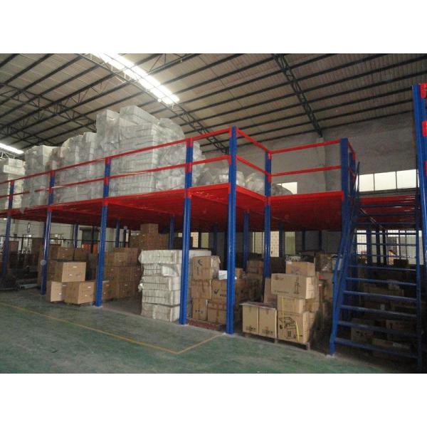 Heavy Duty Industrial Mezzanine Floors Customized With Handrail / Stairs / Elevator