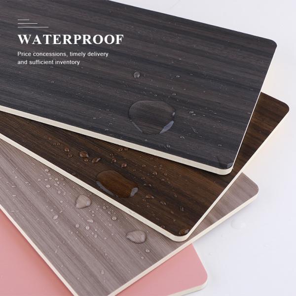 Eco Friendly Fireproof Decorative Wood Grain PVC Bamboo Fiber Wall Paneling