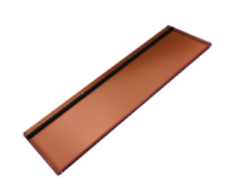 Long-Size Black Monocrystalline Solar Roof Tile - 105W High Power Panel with 188W/m² Efficiency