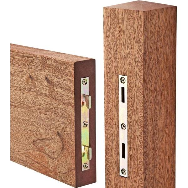 Bed Rail Fasteners 6 Set of 4 Bed Rail Brackets Heavy Duty Bed Frame Rail Hardware