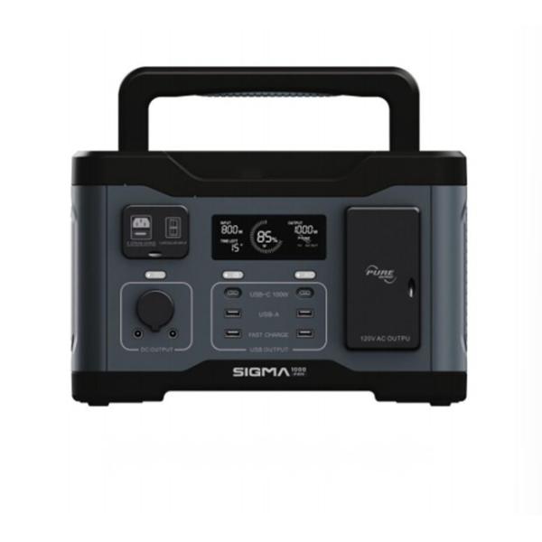 1000W Portable Electric Power Station LifePO4 For Emergency Energy Storage