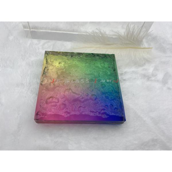 High Transmittance Countertops 6mm Large Fused Glass Panels