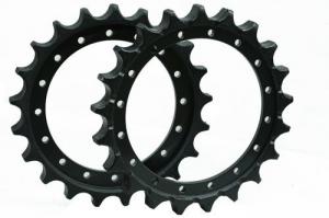 Cheap Aftermarket Undercarriage Excavator Spare Parts Sprocket Wheel Yellow / Black Color for sale