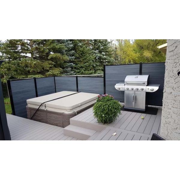 WPC Wood Plastic Composite Flooring Decking Deco Board For Outdoor Garden Decoration