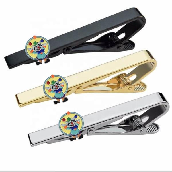 Men Jewelry Cufflink And Tie Clip Set 3D Zinc Alloy Custom Tie Pin