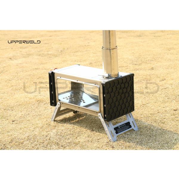General Outdoor Environment Small Stainless Steel Wood Burning Stove with Chimney Pipe