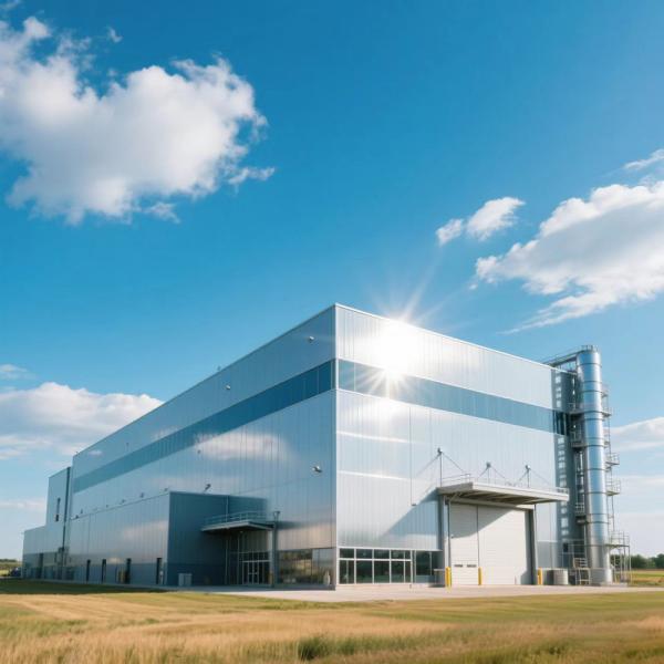 Waterproof Modular Steel Structure Design For Industry Warehouse Building