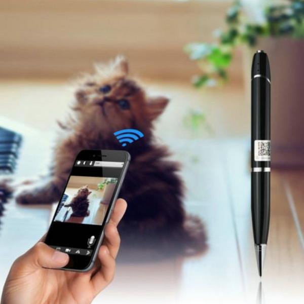 720P HD WIFI P2P Pen Spy Hidden Camera Covert Video Streaming Recorder Home Security Nanny Camera Remote Baby Monitor