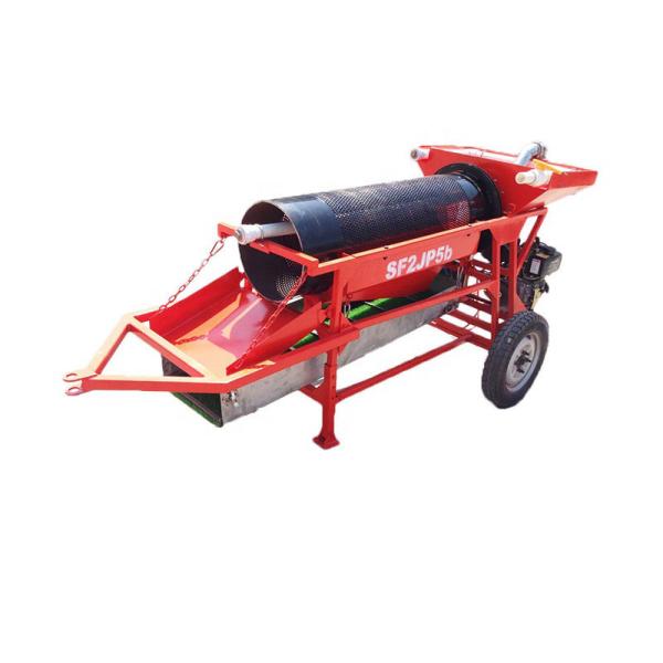 8mm Mesh Mini Trommel Screen Small Gold Wash Plant Belt Driven 10t/H