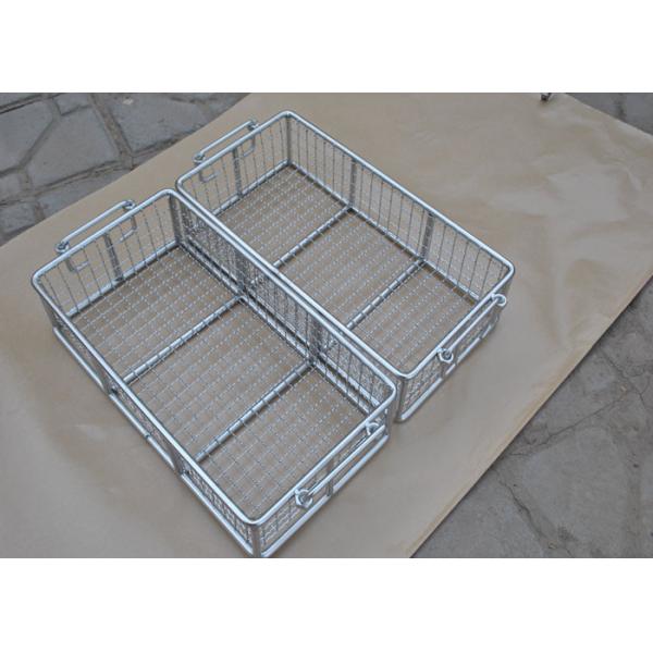 304 316 316L Stainless Steel Metal Wire Basket With Polishing Food Grade