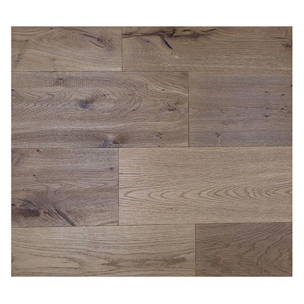 3-Layer European Engineered Oak Flooring 1900x190mm Handscraped Smoked