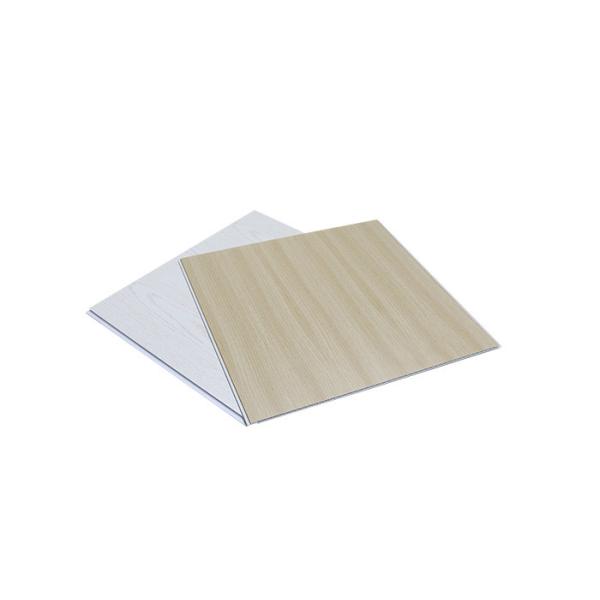 Indoor Wood PVC Ceiling Panel Plastic Composite PVC Coating Cladding Fluted Wall Board