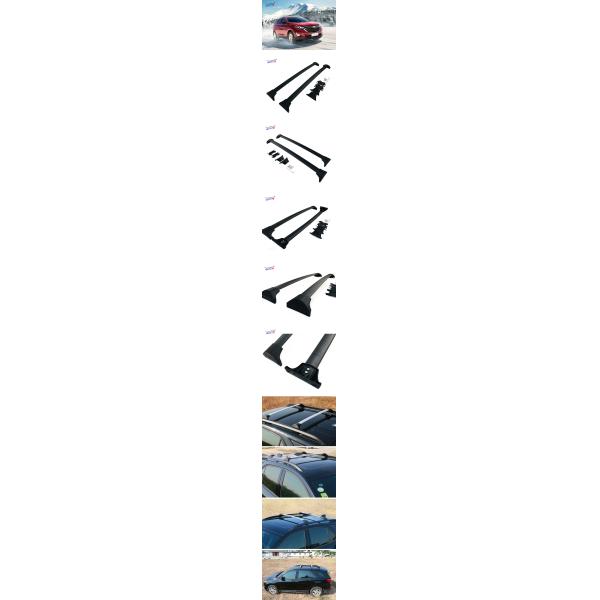 Chevrolet Equinox Roof Bars For Cars With Solid Rails , B017 Aluminum Roof Bars 