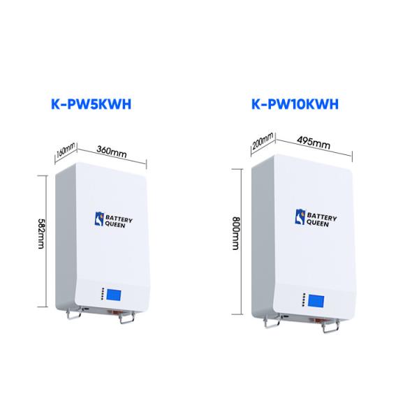 6000 Cycles Luxury 10kwh Power Energy Wall Lithium Battery For Solar Villa