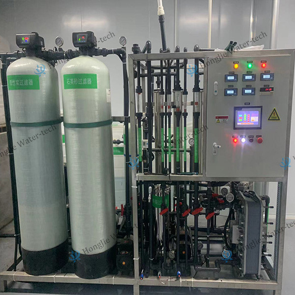 300L/H Ultra Pure Water Systems with two - stage Reverse Osmosis + EDI Plant