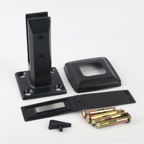 Side Mounted Glass Spigots Glass Pool Fence Matt Black White Golden SS2205 SS316 SS304 Spigot