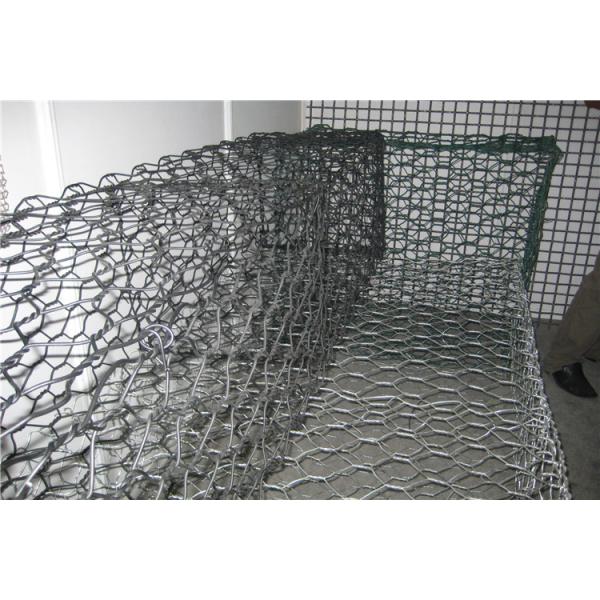 Riverbank 2x1x1m Hexagonal Gabion Box 60x80 Galvanised Gabion Baskets