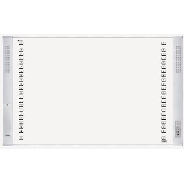 China factory All In One Android Win Dual System Ceramic 96 Inch Smart Boards Speaker 16:10 Side Bar Projector Boards for University School with Teaching Software