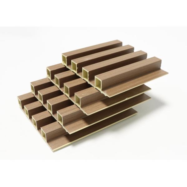 Plastic Composite Fluted Interior WPC Wall Panel Cladding Indoor Wall Decorative