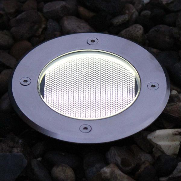 Metal Solar Powered Brick Paver Lights Landscape 6000K Solar LED Road Lights