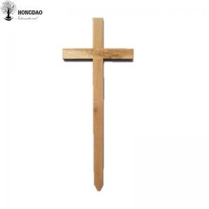 China Custom Size Solid Pine Handmade Wooden Crosses Craft Piece Lead Free Nickle Free on sale