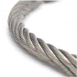 Cheap Galvanized Swaged Wire Rope 6*26 IWRC Double Pressed Rope for Power Transmission for sale