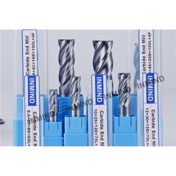 16*100L*4F , Dia 16mm , TiAlN Coating , AOL 100mm carbide end mill bits 4 Flute , Metal Cutting tools