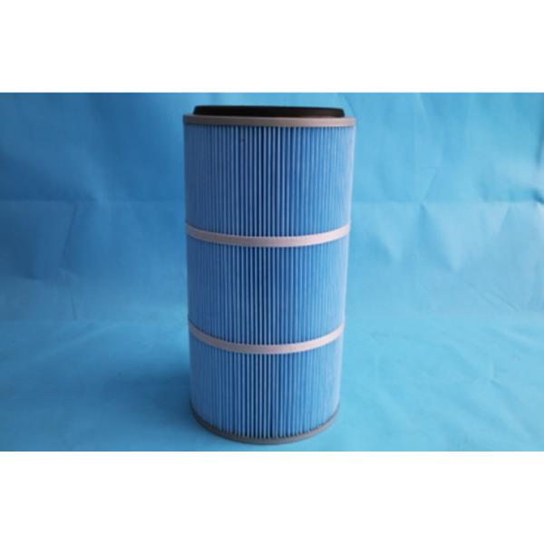 Fire Resistance Polyester Dust Filter Cartridge Smooth Filter Media Surface
