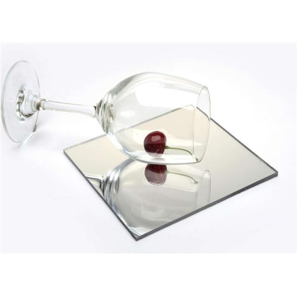 Clear Float Silver Mirror Glass / Large Mirror Sheet For Makeup Mirror