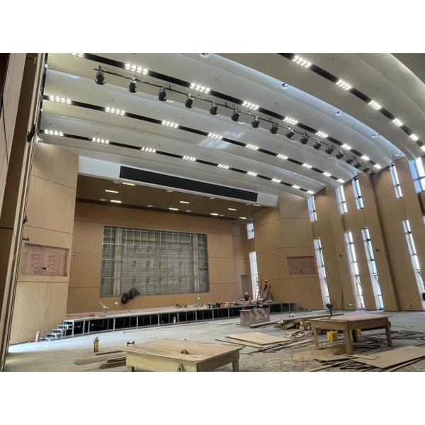 Theater Veneer Wood Micro Perforated Acoustic Panel Wall Sound Absorption Interior Board