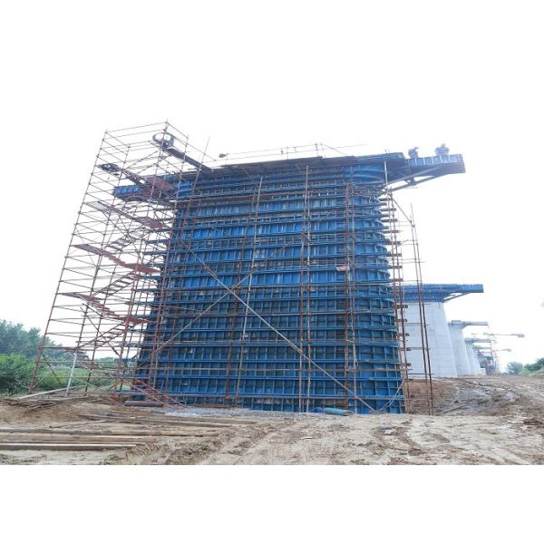 Heavy Duty Circular Column Formwork , Adjustable Column Formwork Easy Install