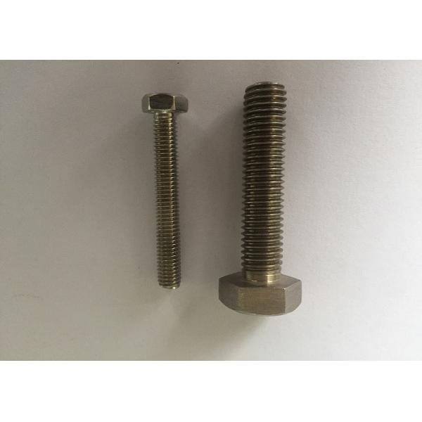 DIN ASME Standard Stainless Steel Fasteners Hex Nut Bolt Corrosion Resistance