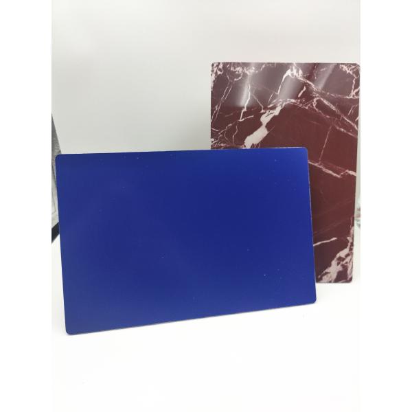Mirror Finish Exterior ACP Sheet PVC Film Coating Panel Type