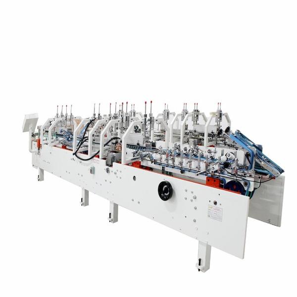 350mm Max. Workable Width Electric Driven Box Folder Glue Machine for Packaging