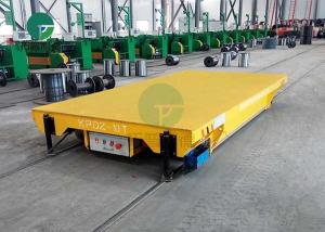 China Electric Arc Furnace Material Transfer Battery Industrial Rail Trolley Cart 30 Tons on sale