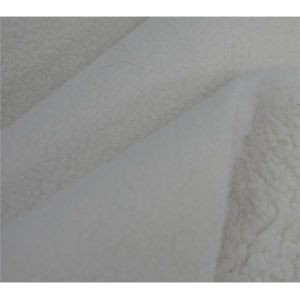 Solid Bonded Fleece Fabric 150cm Length Wrinkle Resistant
