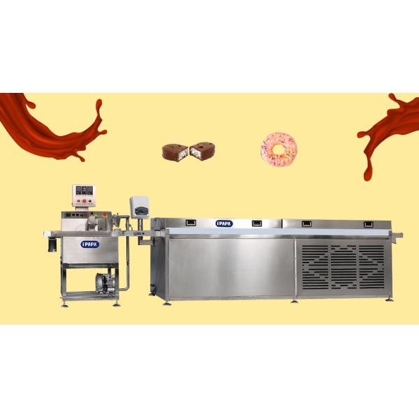 Hot selling enrober chocolate machine 