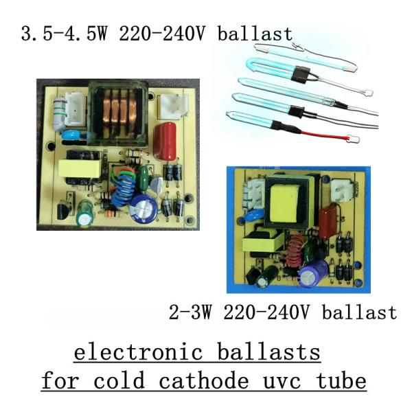 Customized 3w UV Cold Cathode Bulb 254nm Germicidal UVC Light Tube