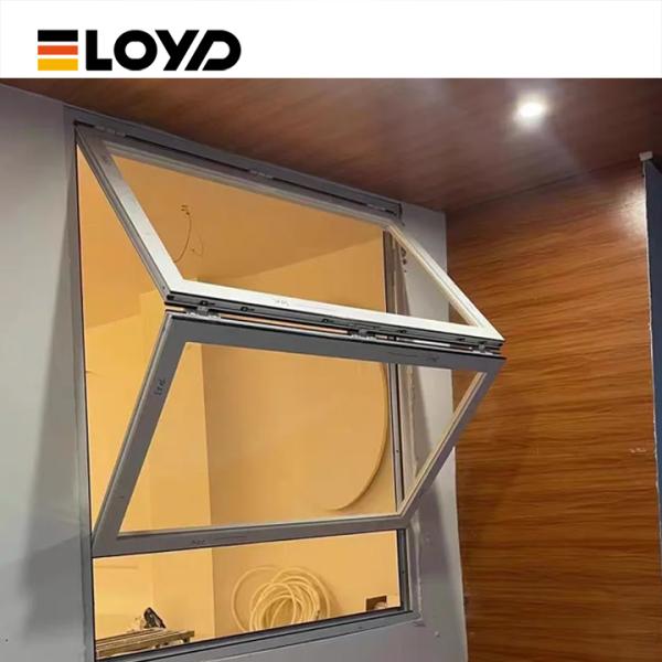 Industrial Aluminum Folding Window with Double Tempered Glass