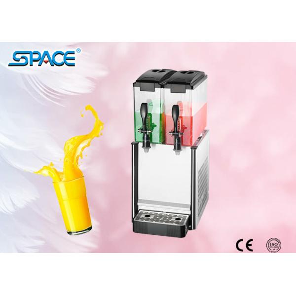 Portable Twin Juice Dispenser Machine / Electric Cold Drink Dispenser 12L x 2