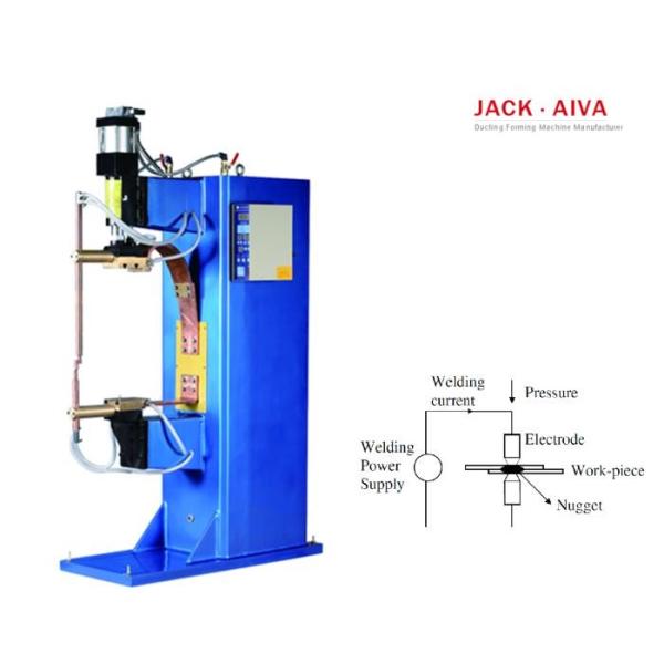 Resistance Pneumatic Spot Welding Machine Metal Sheet Machinery DN Series