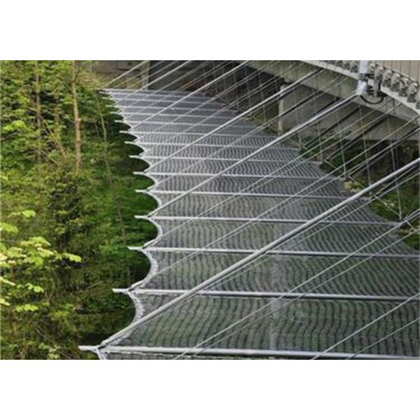 Stainless Steel Cable Mesh Factory SS316 High Bridge Rope Mesh