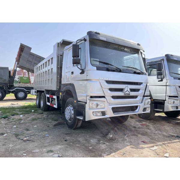 Used Howo Trucks 8 Meters 380hp 6 Cylinders Diesel Engine EURO III 10 Wheels 6×4 Howo Dump Truck ZZ3257